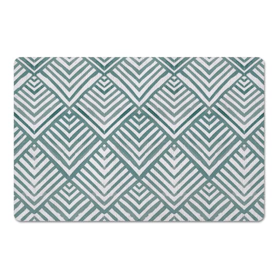 Watercolor Diamond Floor Mat